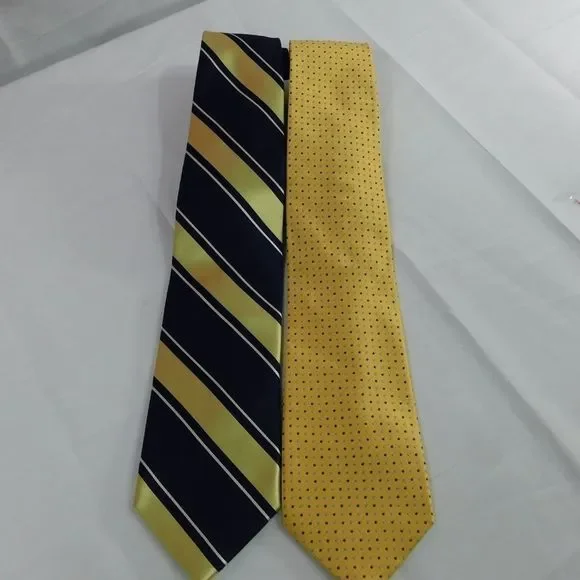 Chaps 100% Silk Striped/Dots Neck Ties - Picture 5 of 5